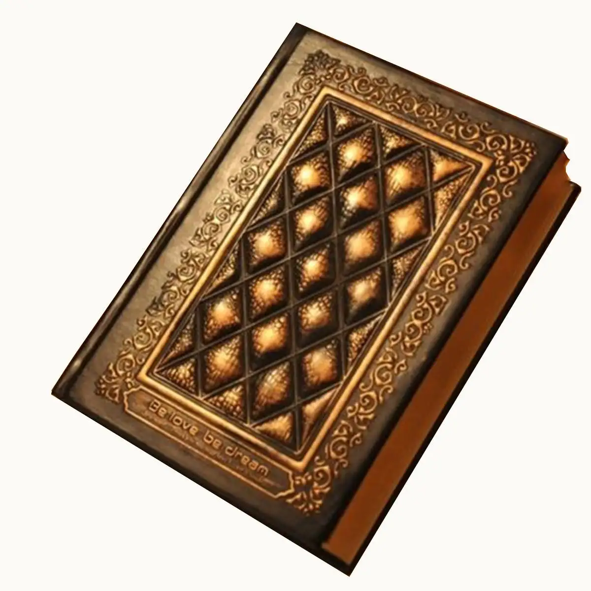 Совершенно новая винтажная ретро-книга для дневника кожаная пустая Жесткая