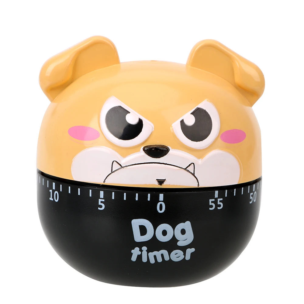 Random Color Cute Dog 55 Minutes Kitchen Timer Cooking Reminders Tools Countdown Alarm Reminder Mechanical | Дом и сад