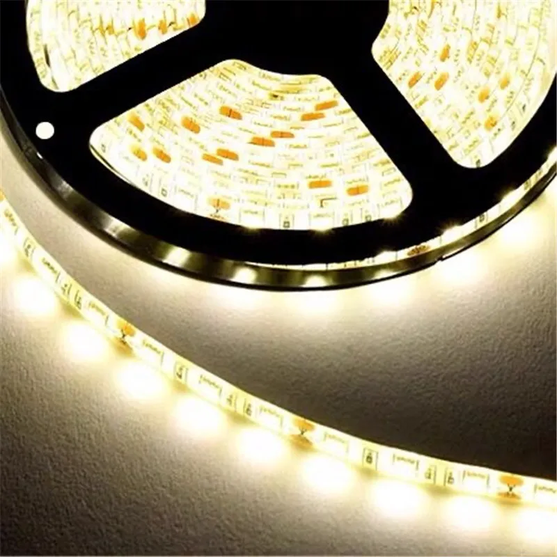 

5M / Roll led strip 2835 Luminous Flux More Higher Than Old 3528 5630 5050 SMD LED Strip light 60LEDs/M 12V lamp String Decor