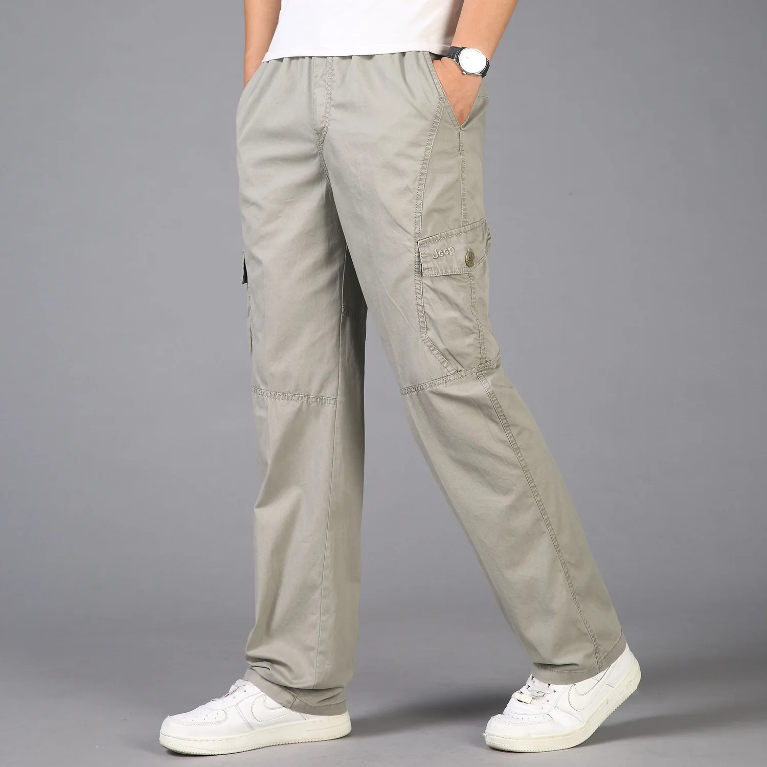 Брюки-карго мужские армейские военные брюки 2020 хлопковые с карманами и