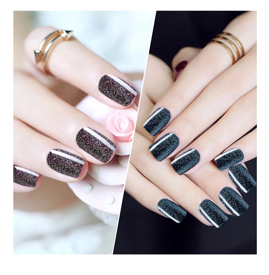 Elite99 10 мл черных масок Diamond УФ-гель для ногтей голографическая блестящие