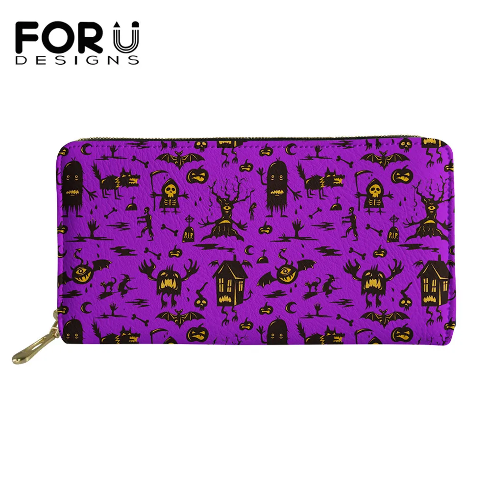 FORUDESIGNS модный Женский Повседневный Длинный кошелек из искусственной кожи с
