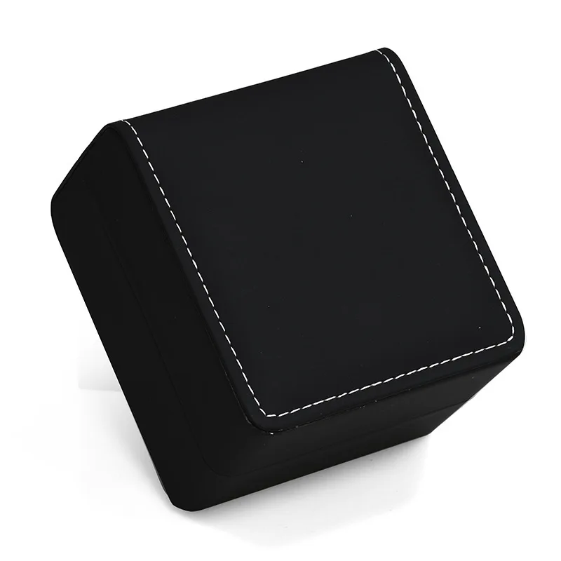 Necklace bracelet storage box watch box PU leather spot clamshell gift box leather box jewelry box watch box