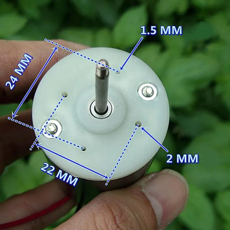 Двойной шариковый подшипник 555 двигатель постоянного тока 12-24 В тихий высокий