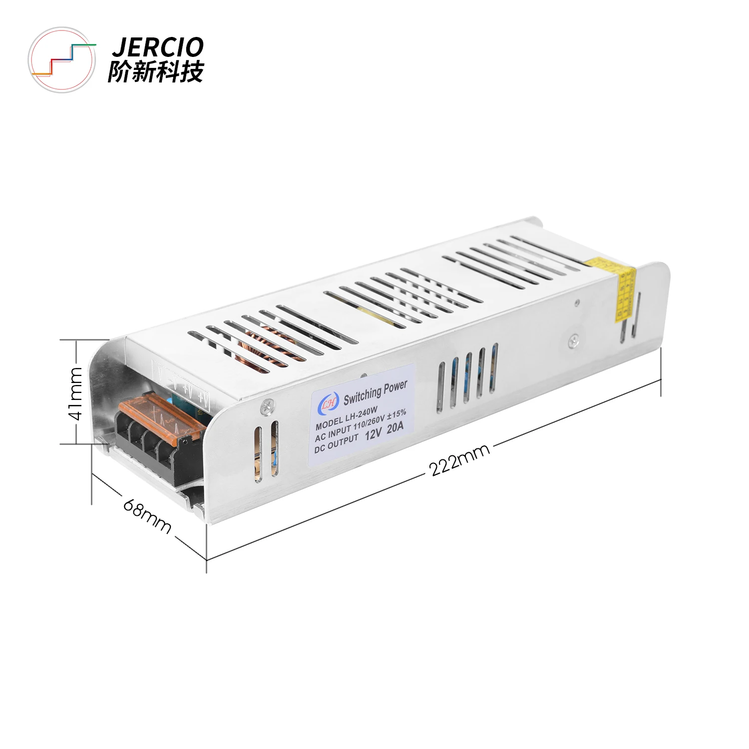 

Ultrathin strip 12V 30A switching power supply LED light box monitoring power supply transformer 360W DC power supply
