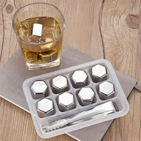 wine ice cube reusable chilling stones wine beer whiskey cooling cube chilling rock party barware tool