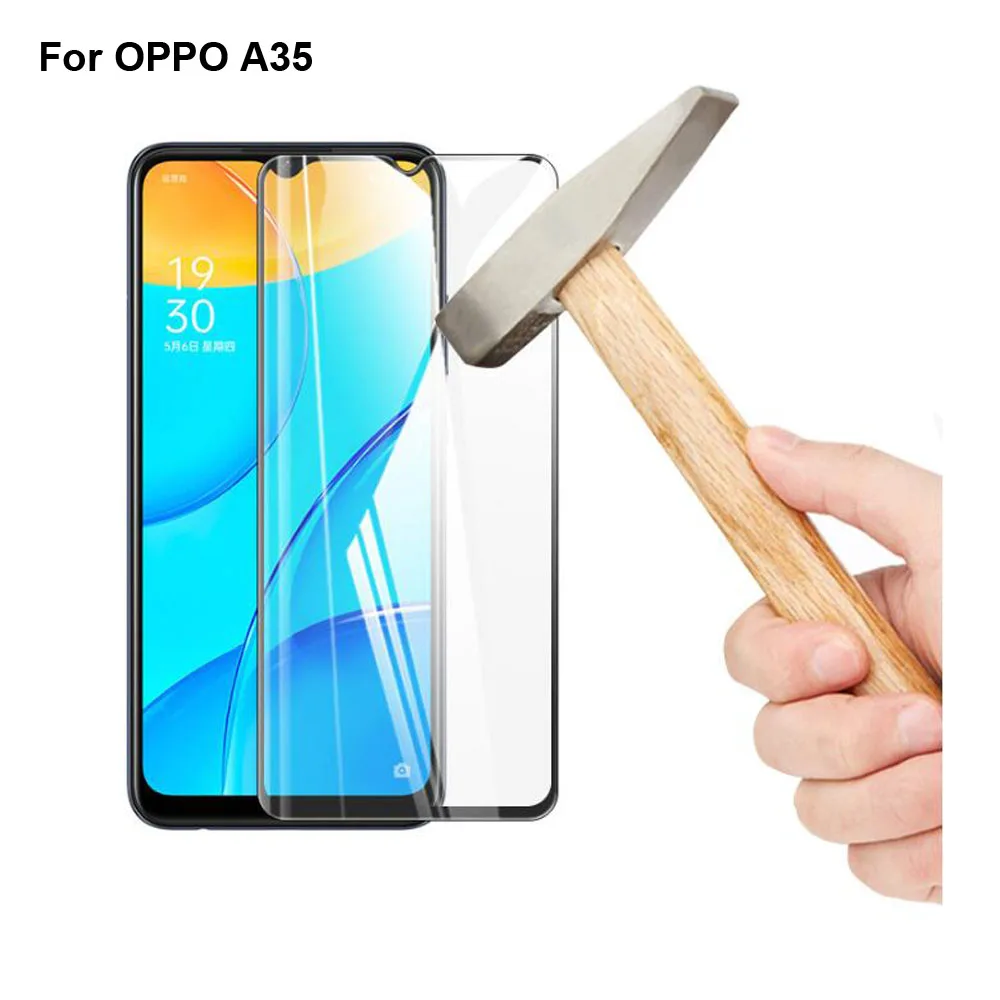 

5 шт. закаленное стекло для OPPO A 35, защитная пленка для экрана, стекло для OPPO A35 02-D124-211138, жесткая Защитная стеклянная крышка