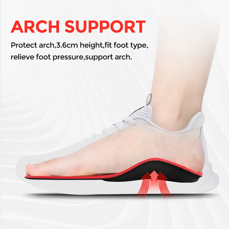 FootMaster Orthopedic Insoles for Sneakers Shoes Inner Sole Arch Support Flat Feet Inserts Pad Women Men Plantar fasciitis Insol