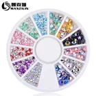 1 шт. серебристое нижнее сверло для ногтей Зеркало Блестящий порошок металлический Цвет гель для ногтей Полировка хромированные хлопья украшения для маникюра