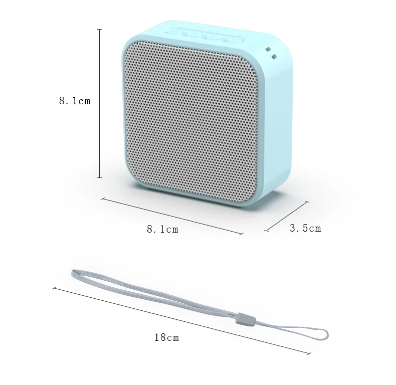 Portable Bluetooth speakers Wooden Subwoofer Speaker mini HD HiFi Sound Music Speaker for Home Palm bsize Support TF loudspeaker