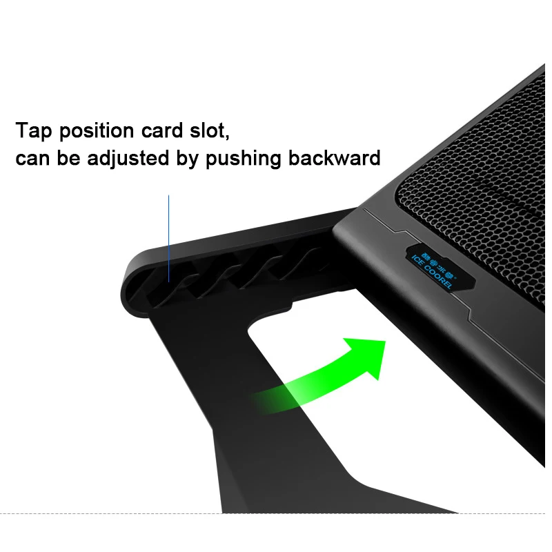 новый ноутбук кулер с светил