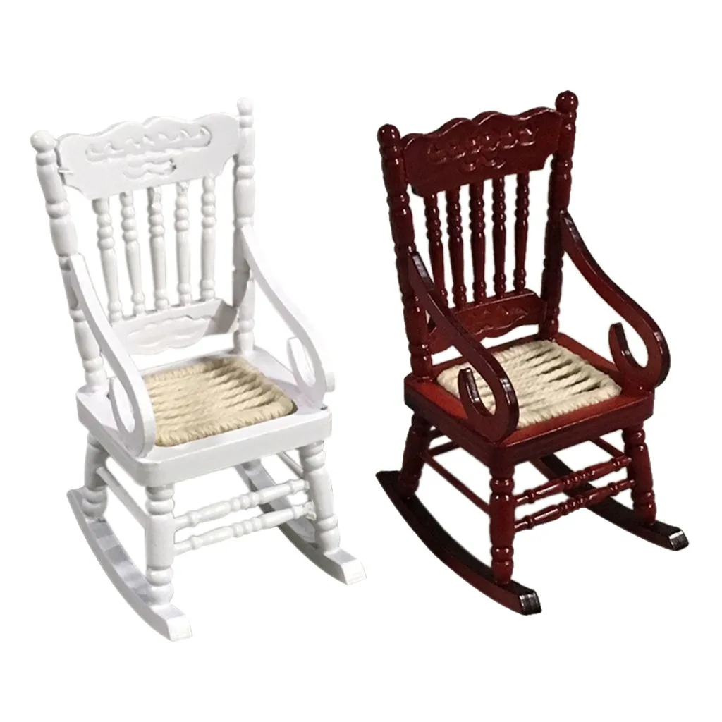 Миниатюрное кресло-качалка для кукольного домика семейный набор имитация