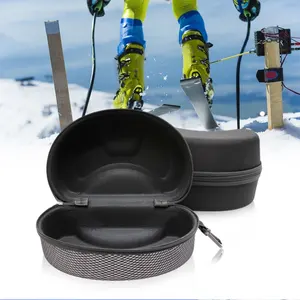New Hot Sale  Winter Outdoor Skiing Sport Glasses EVA Sunglasses Storage Box Without Goggles Travel 