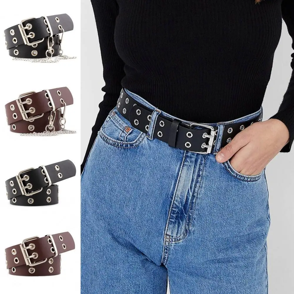 

Women Belts Punk Style Adjustable Chain Vintage Sturdy Ladies Waist Belt Apparel Accessories