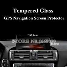 Large Size For BMW 1 2 3 4 Series Tempered Glass GPS Navigation Screen Protector F20 F21 F22 F30 F31 F32 F34  Car Accessories