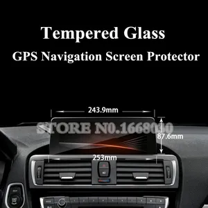 large size for bmw 1 2 3 4 series tempered glass gps navigation screen protector f20 f21 f22 f30 f31 f32 f34 car accessories free global shipping