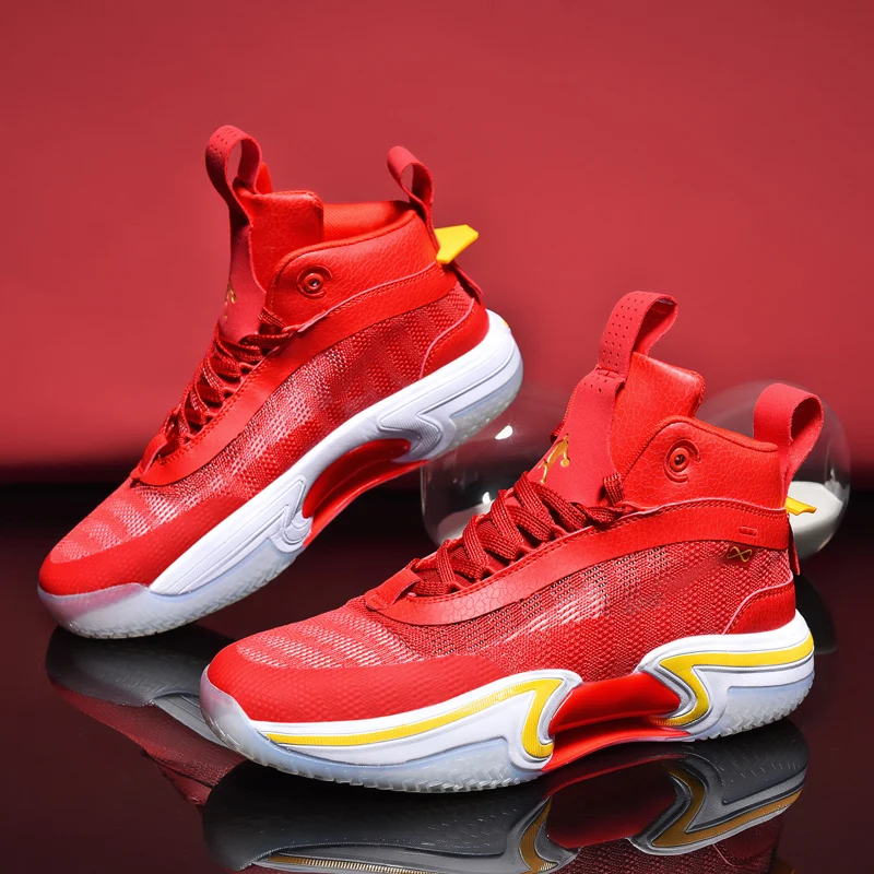 Оригинальная Мужская Спортивная обувь для баскетбола дышащая уличсветильник