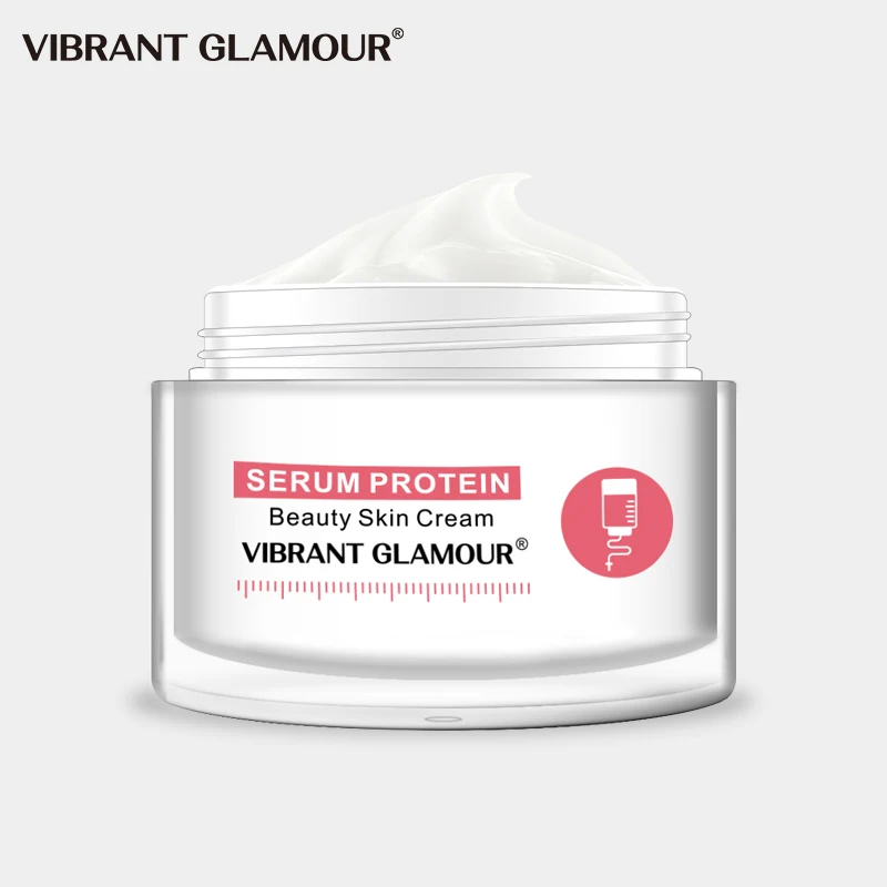 VIBRANT GLAMOUR Face Cream Serum Protein Repair Anti-Wrinkle Reduce Red Blood Anti-allergy Aloe Hydration Moisturizing Skin Care | Красота и