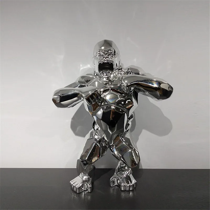 Большая обезьянка король конг украшение гостиной Горилла скульптура