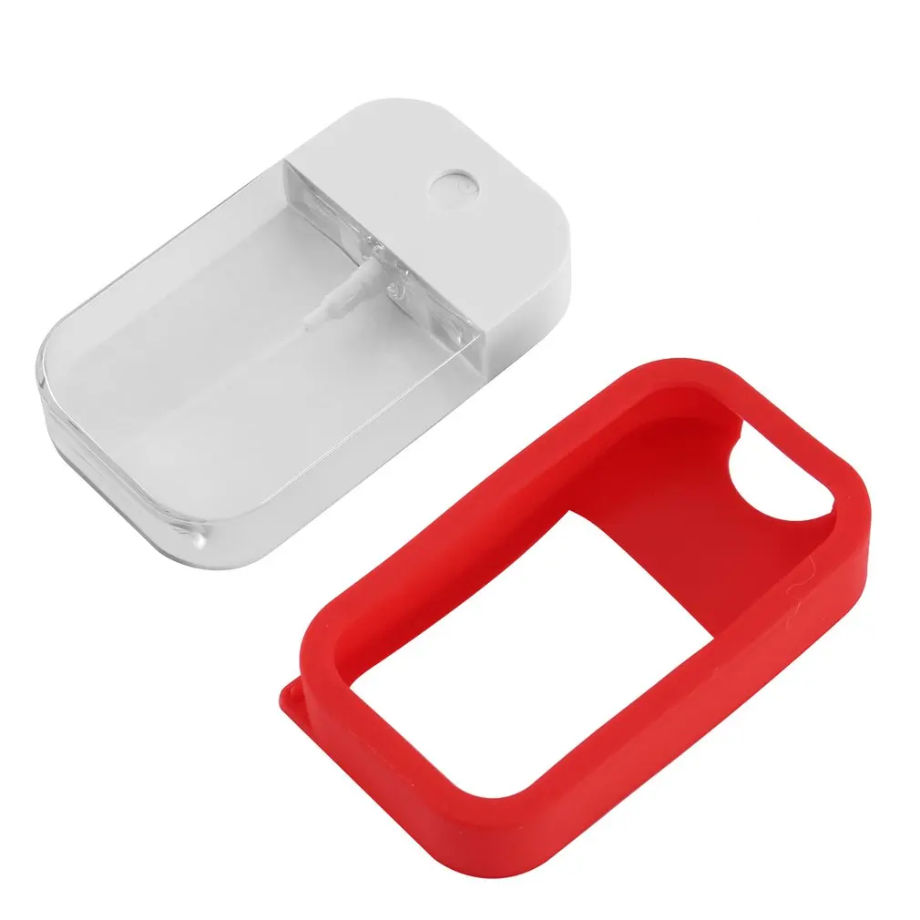 

Silicone Sleeve 45ml White Transparent Spray Bottle Split Bottling Disinfectant Hand Sanitizer Bottle With Silicone Cover
