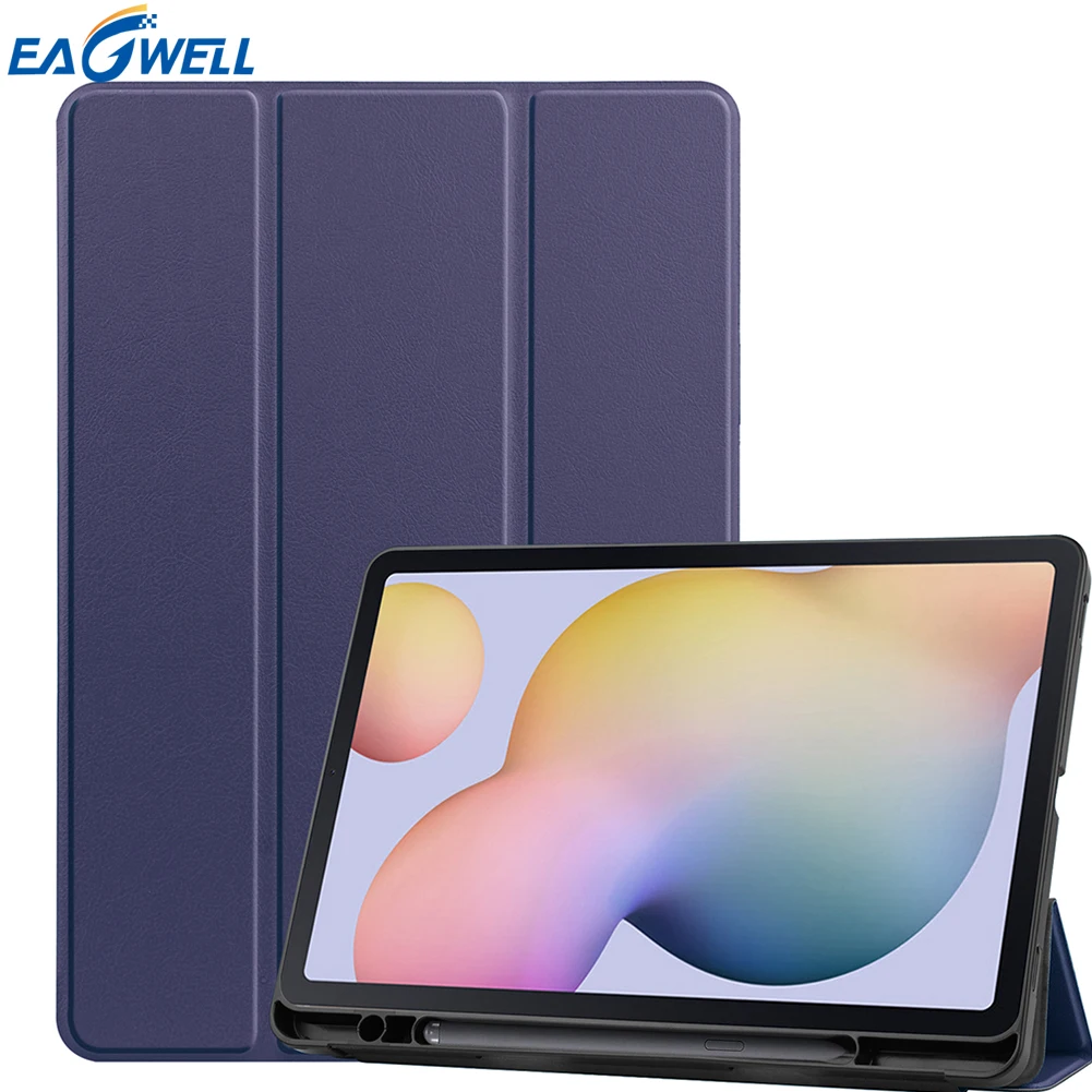 Чехол для Samsung Galaxy Tab S7 11 дюймов 2020 дюйма со слотом ручки складной автоматический