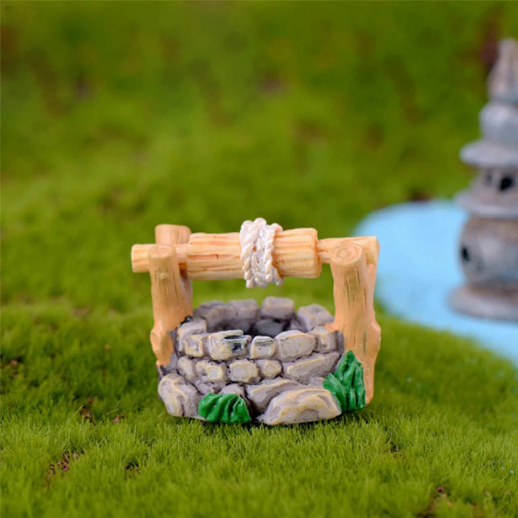 Искусственный пруд мост микро ландшафтное полимерное ремесло для кукольного