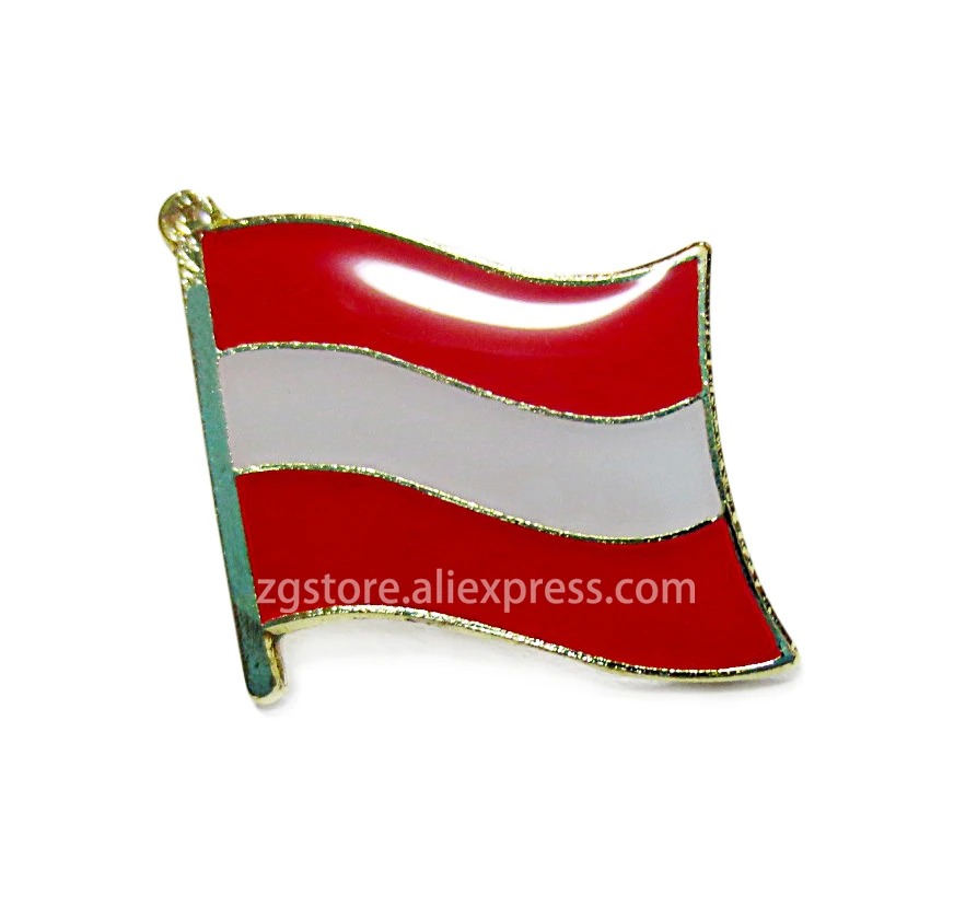 

Wholesale Lot of 10 pcs National flag Lapel Pins brooch Badge Emblem Austria