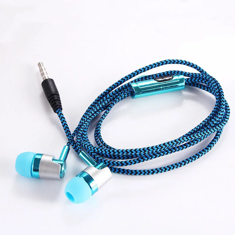 

NEW Sport Earphone Universal 3.5mm In-Ear Stereo Earphone Earbud Built-in Microphone High Quality Wired Earphones for Cell Phone