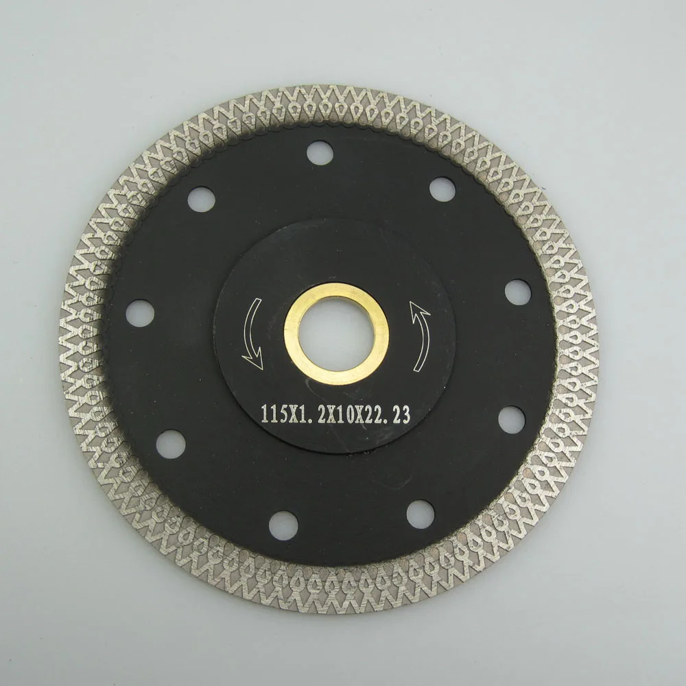 Бесплатная доставка 4 5 дюймов 6 шт./компл. 115 мм Алмазная Пила фарфоровая плитка