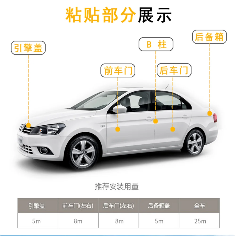 

car Soundproof sealing strip trunk for Great Wall Haval Hover H3 H5 H6 H7 H9 H8 H2 Emblem M4 Wingle 5for chery lifan