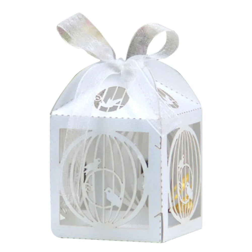 

10pcs/lot European Creative New Laser Hollow Candy Box In Stock Wedding Candy Box Party Birthday Supplies