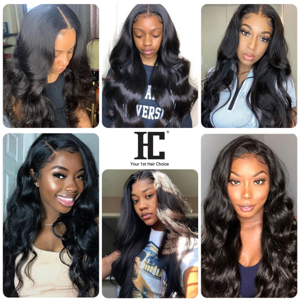 34 Inch Body Wave 13x4 Lace Frontal Wig HD Lace Front Human Hair Wigs For Women Brazilian Pre Plucked Wig With Baby Hair 180% enlarge