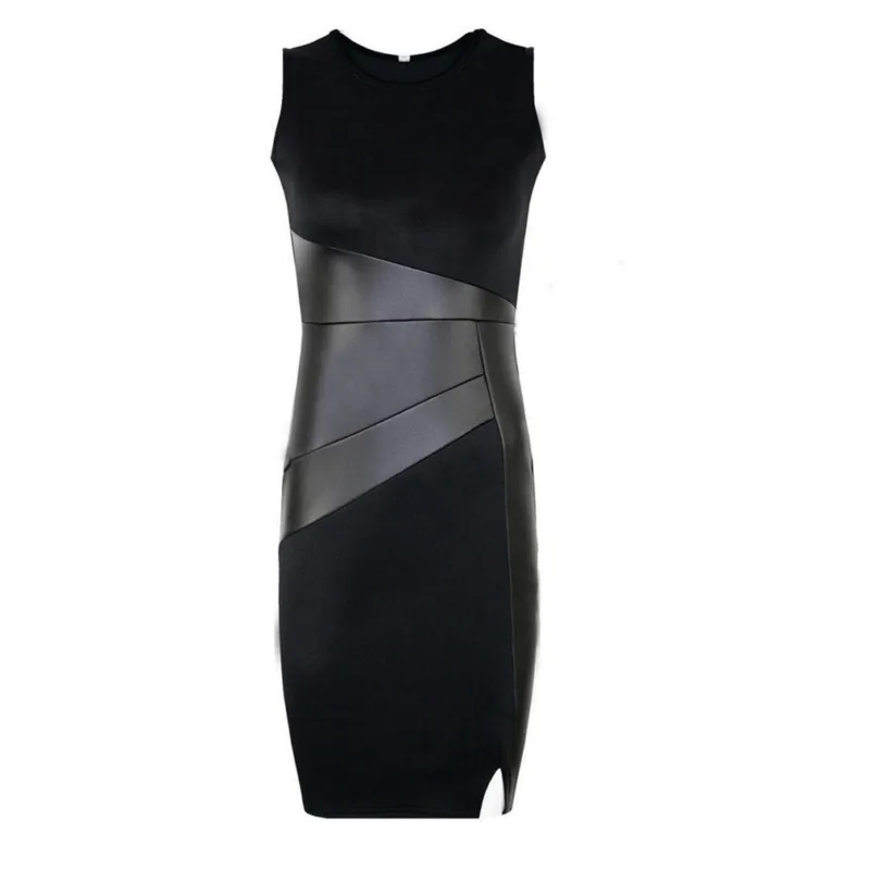 

Women's Bodycon Sleeveless Evening Mini Dress Office Dress