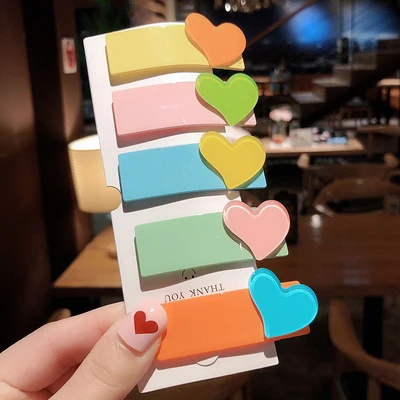 5pcs heart Новинка, 5-6 шт./компл., заколка для волос, заколка для прически, Аксессуары для красоты - Цвет: 5pcs heart