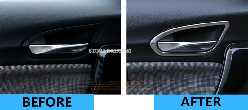 Для BMW 1 серия F20 F21 внутренняя Автомобильная дверная ручка Чаша накладка 2012-2018 4 шт