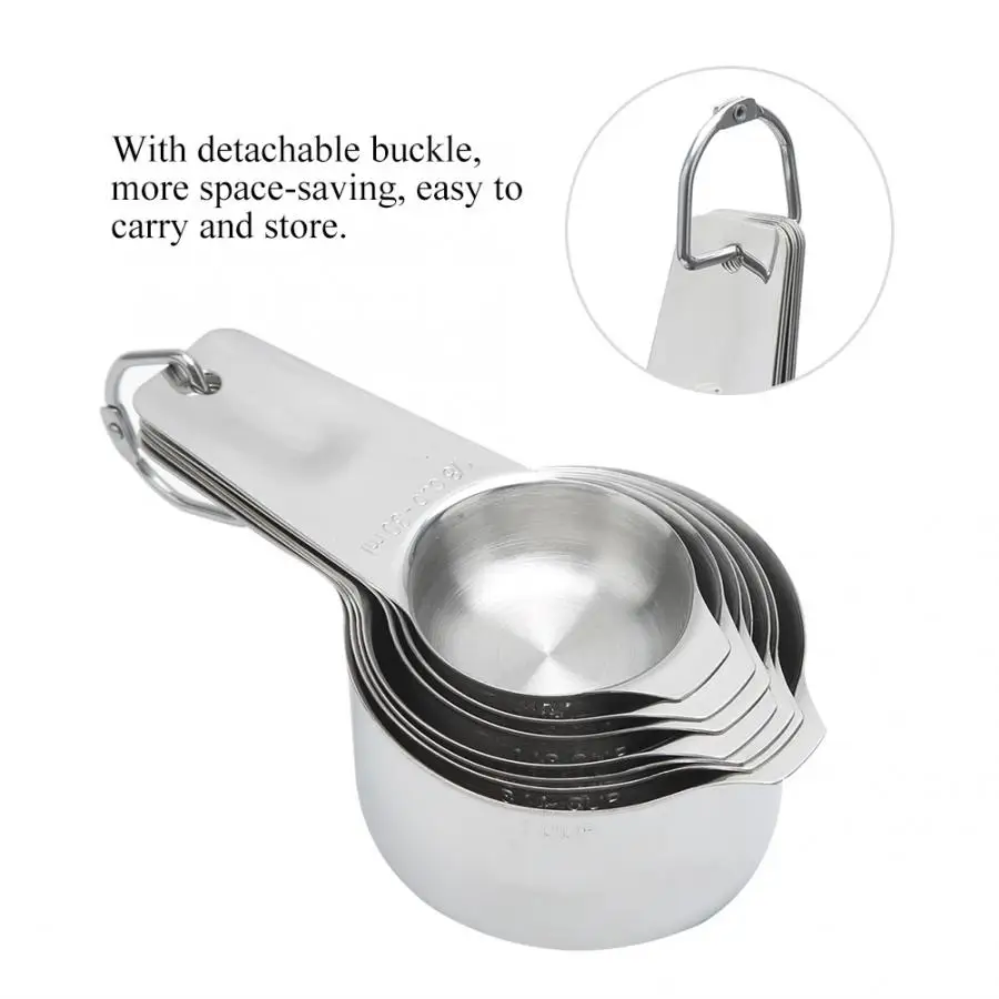 Мерный Cupset 7 шт. бытовой DIY мерный стакан комплект из нержавеющей стали торт кухня