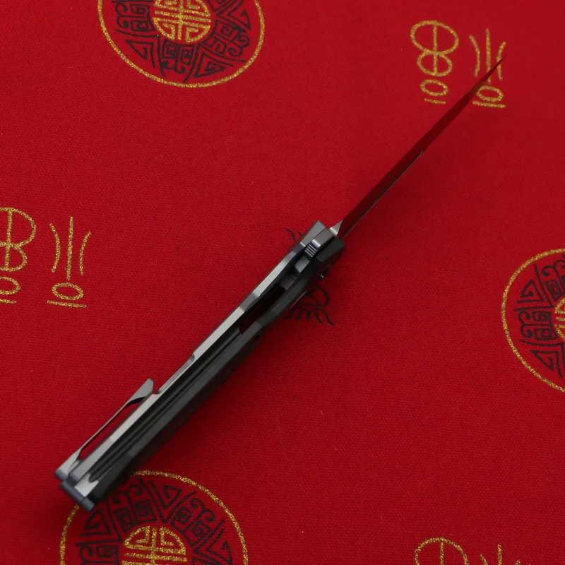 Новинка KANEDEIIA ZT0999 складной нож M390 лезвие Титан+ рычаг CF утилита Кемпинг Охота Карманные Ножи EDC инструменты