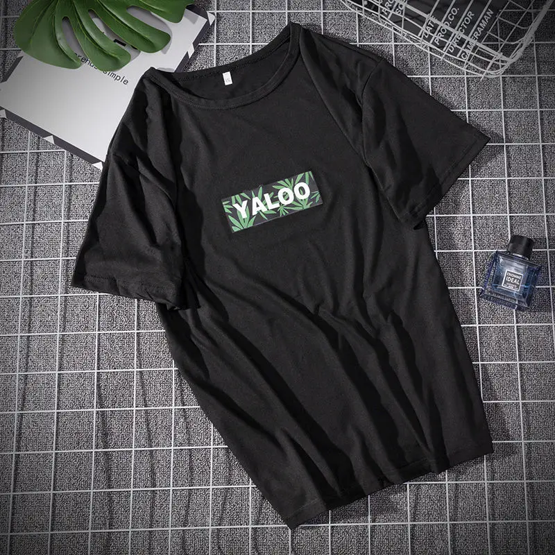 Летняя мужская футболка с круглым вырезом и короткими рукавами джемпер забавная