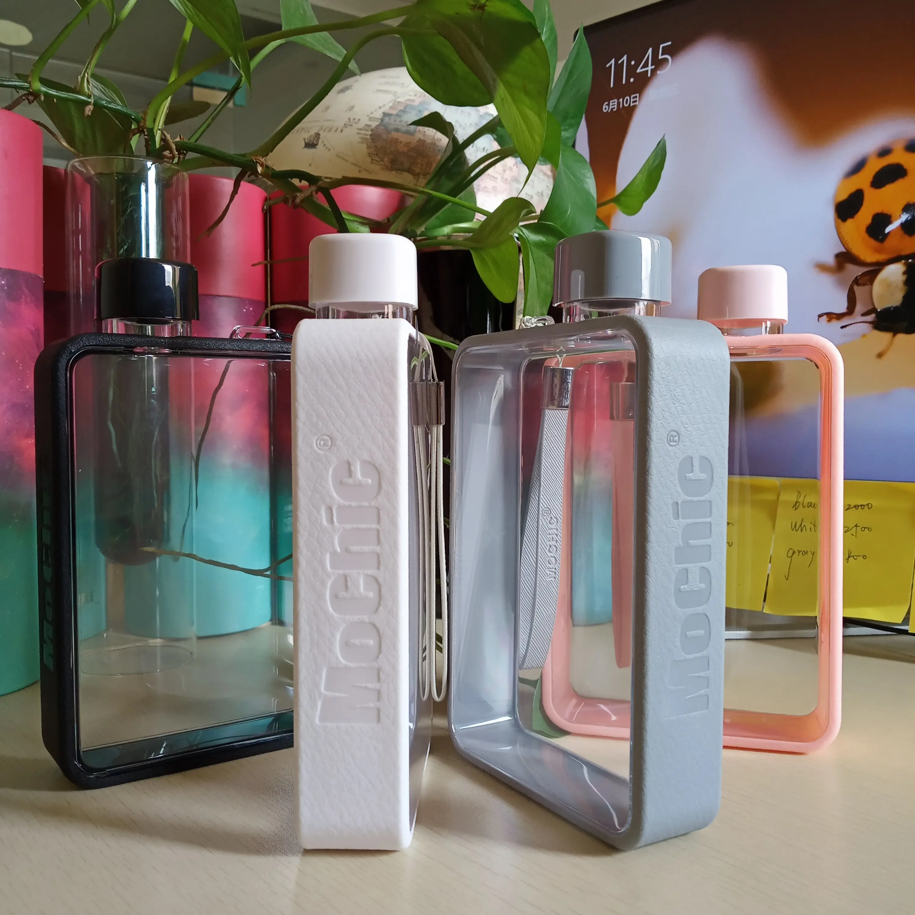 Милая Корейская бутылка для воды на заказ Дамская чашка портативная бумажная