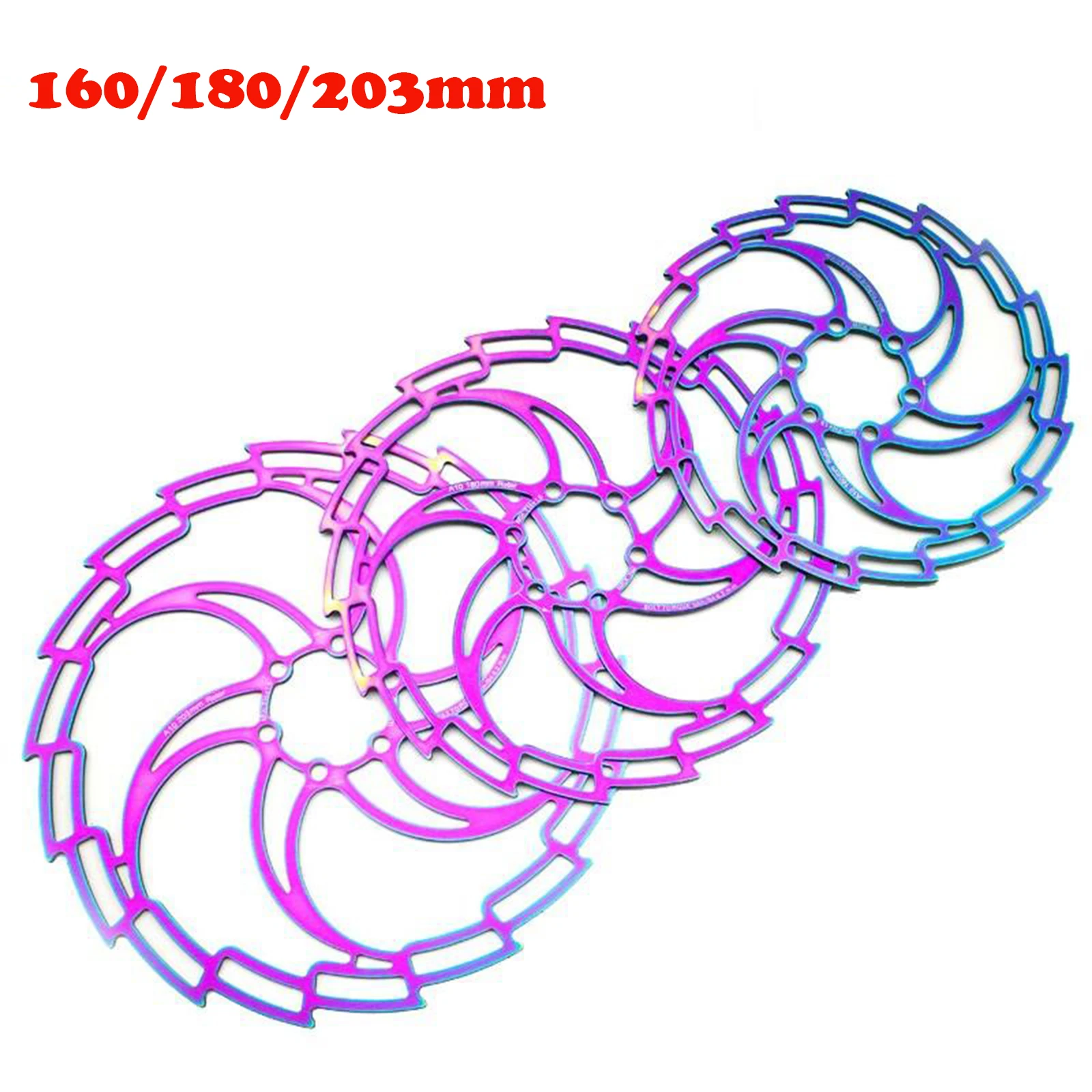 

Bike Disc Brake Rotor Road Bicycle 180/160/203mm Brakes 6-bolt Disc Rotors