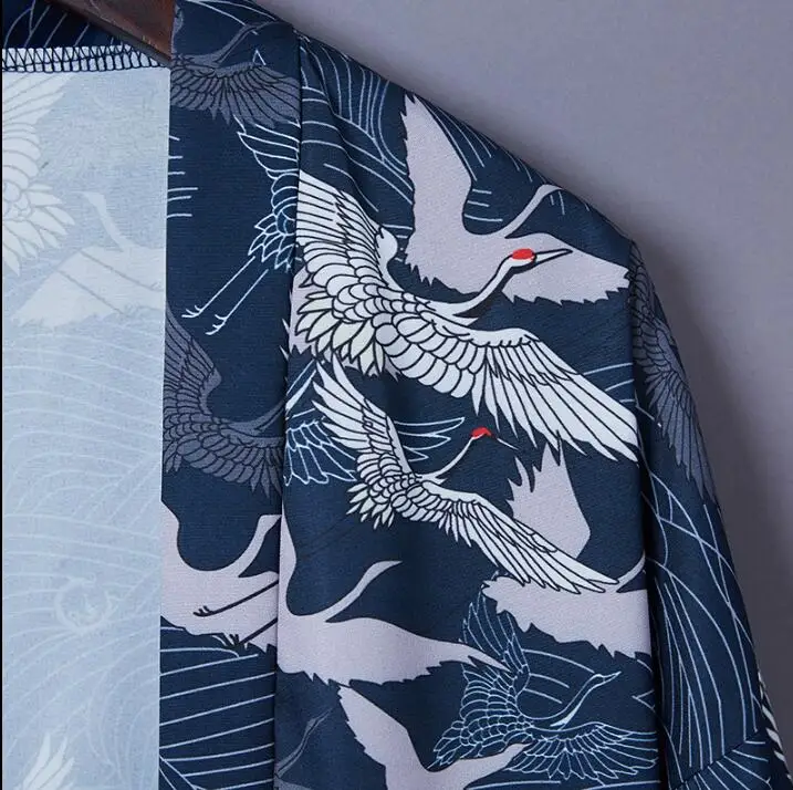 Весенние японские стили кимоно пара кардиган юката женщина мужчина свободный