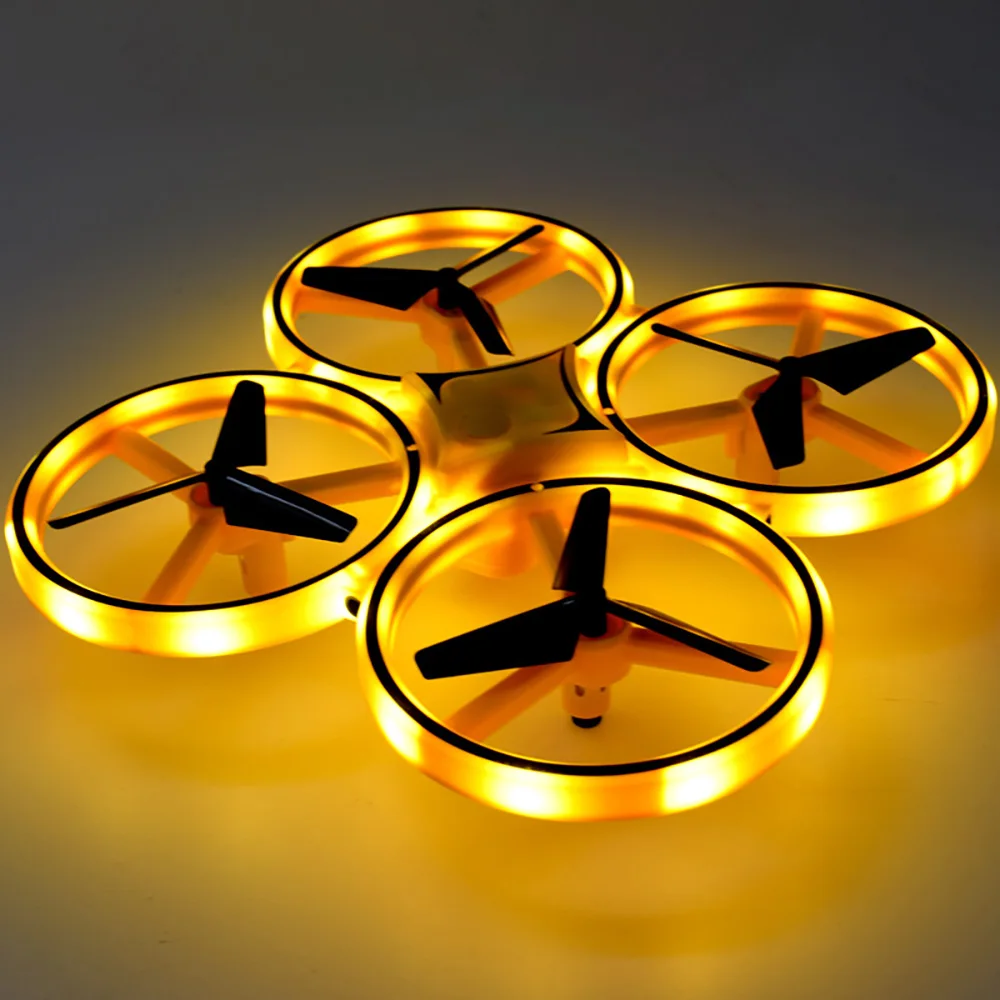 Радиоуправляемый квадрокоптер детский летательный аппарат светодиодный