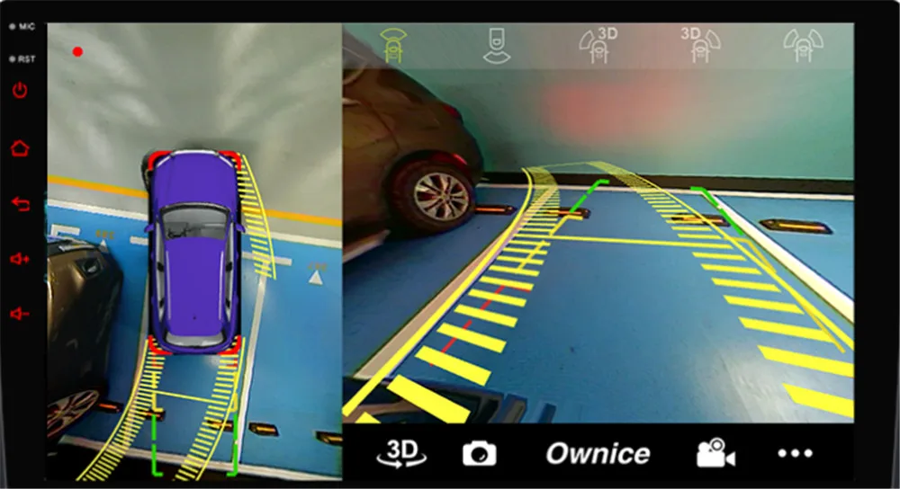 HD 1080P траектория треков Автомобильная камера заднего вида ручка багажника для BMW