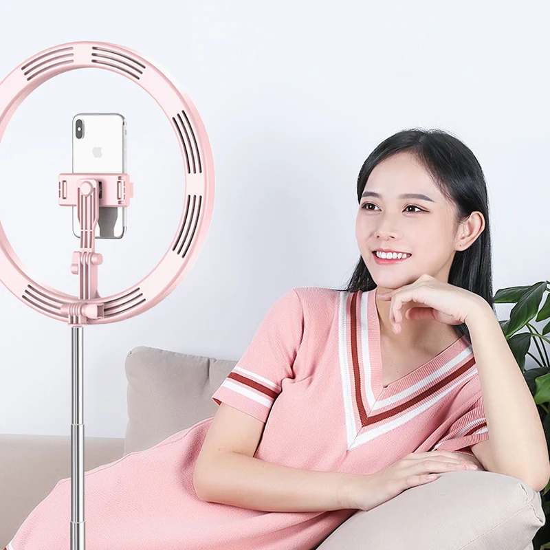 

Ring Beautification Fill Light Live Phone Holder Magnetic Cellphone Stand Holder Dimming LED Landing Fill Lights Live Support
