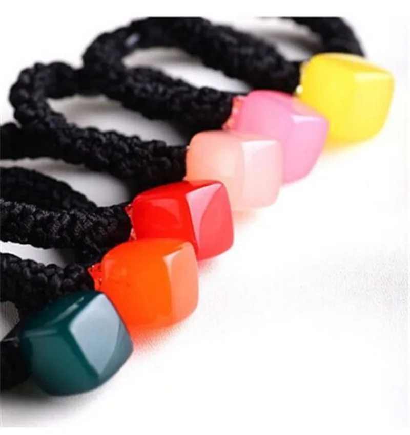 1 шт. волосы канатная Резиновая лента для волос комплект кожаный чехол головной