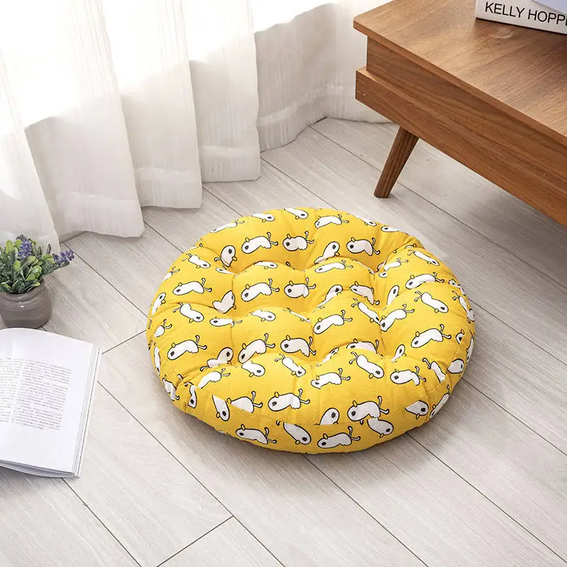 Duck Хлопок ядро татами сиденье коврик круглая подушка для стула мягкий диван сиденье Подушка Высокое качество Подушка пол сидение коврик Домашний текстиль - Цвет: Duck