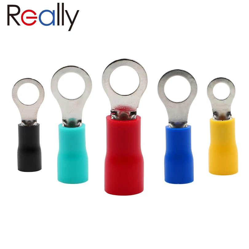 Изолированные кольцевые соединители для проводов типа O электрические обжимные