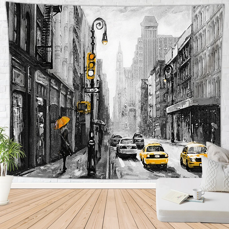 Настенный гобелен с цветами сад лес ковер Прямая поставка tapiz хиппи настенное