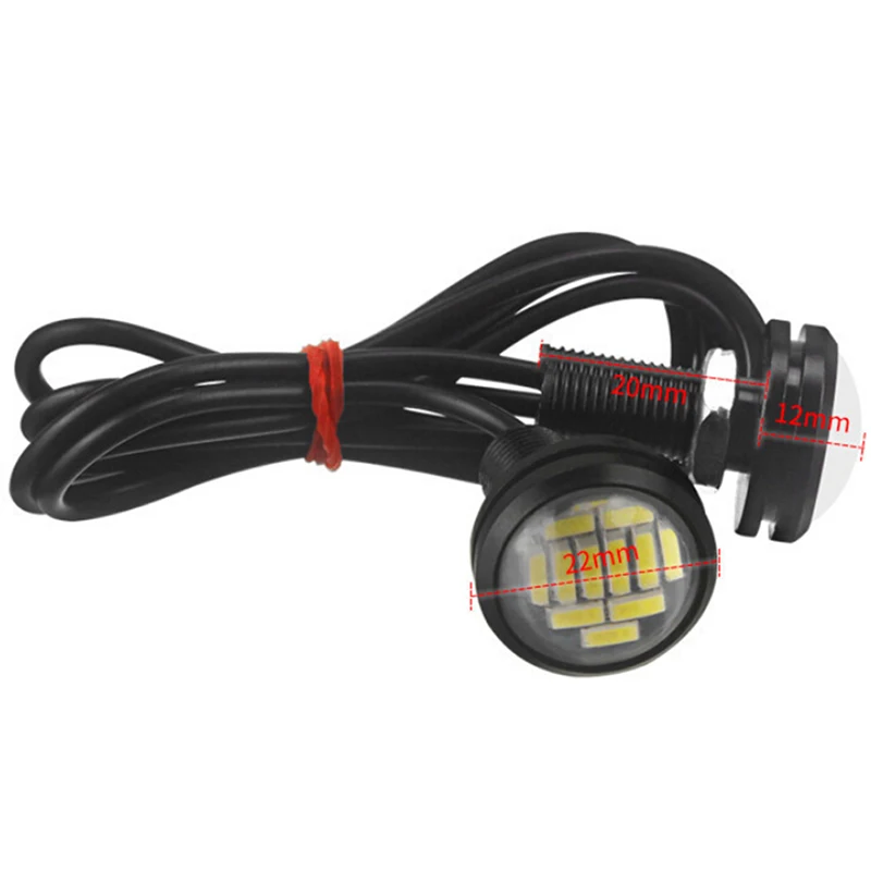 

2Pcs/lot Eagle Eye LED Daytime Running DRL Backup Light Driving Light 12V 15W ABS Material Car Reversing LampReversing Light