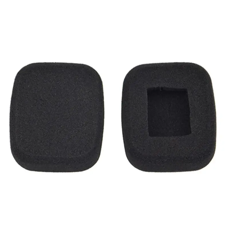 1 пара Черный Запасные подушечки пены подушки мягкие губки ушной вкладыш крышка